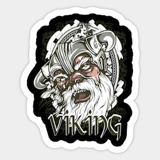 Viking Warrior Sticker